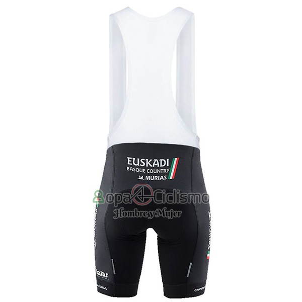 Euskadi Ropa Ciclismo Culotte Corto 2017 Hombre Mangas Cortas Verde y Negro